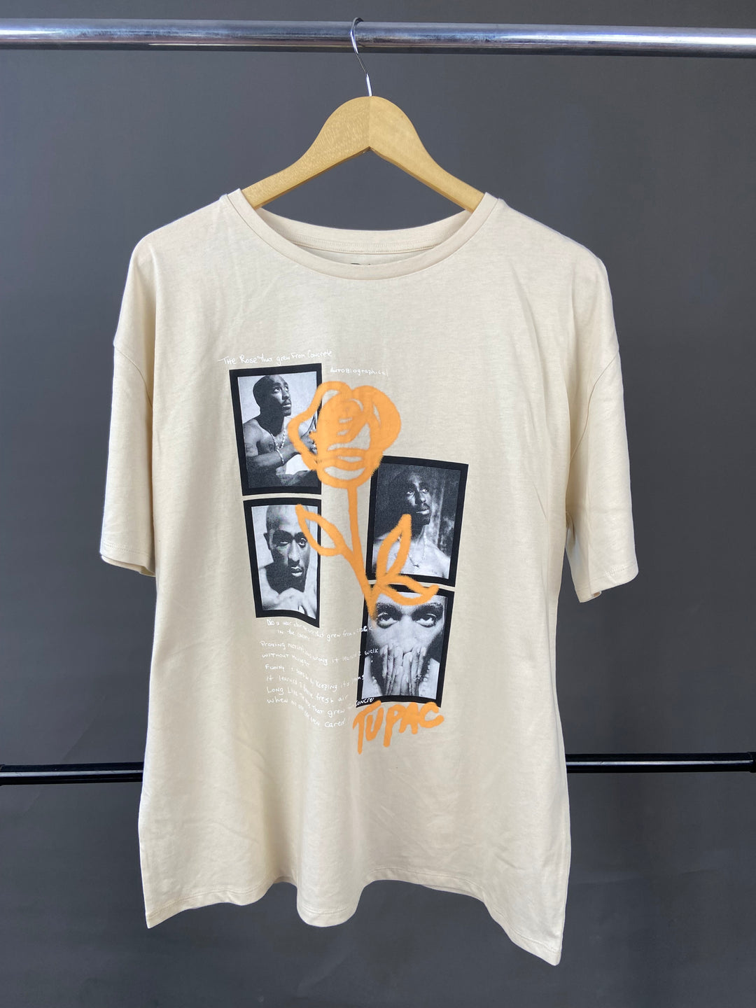 2Pac Graphic Print T-shirt