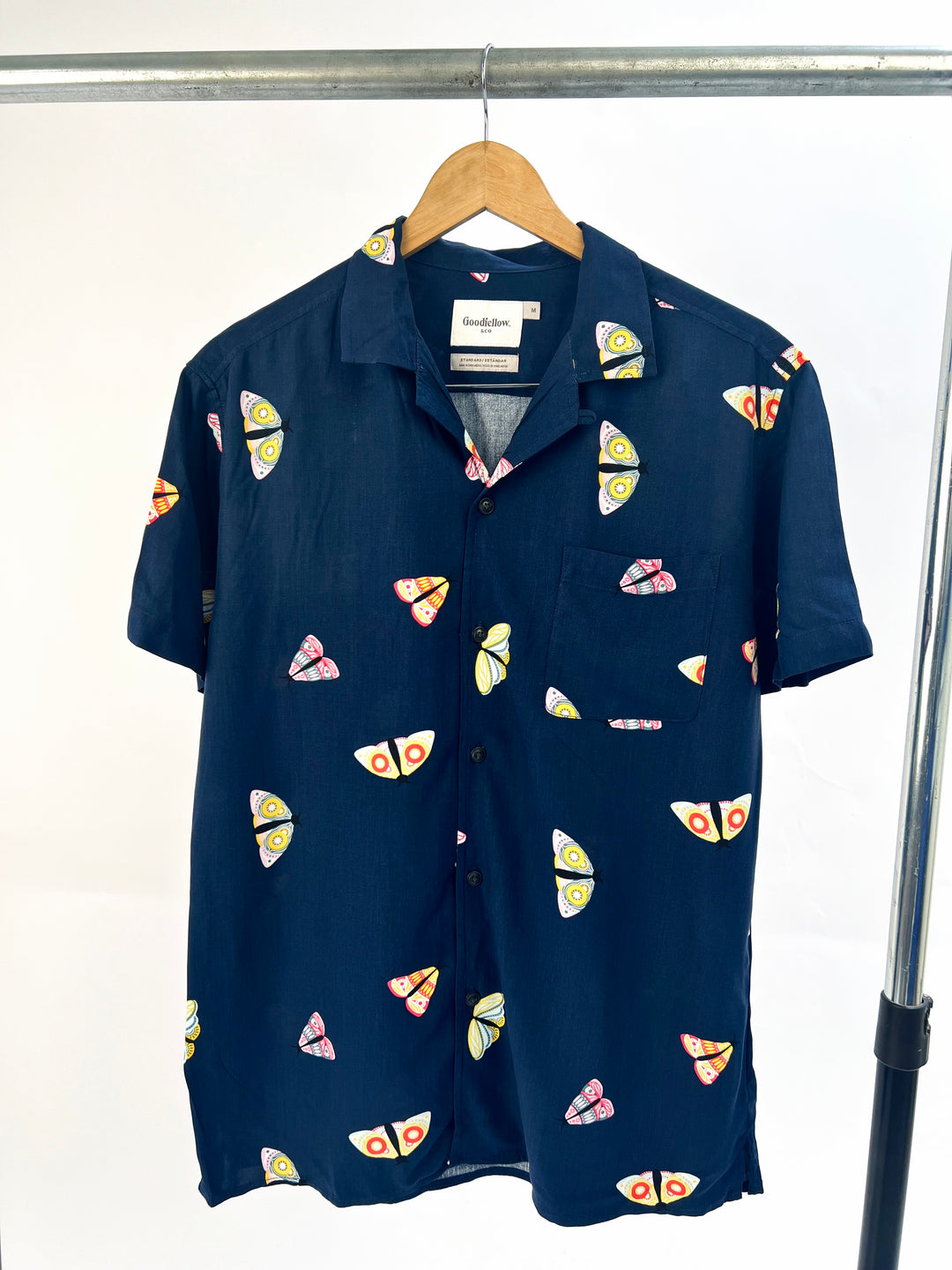 Good fellow butterfly print shirt