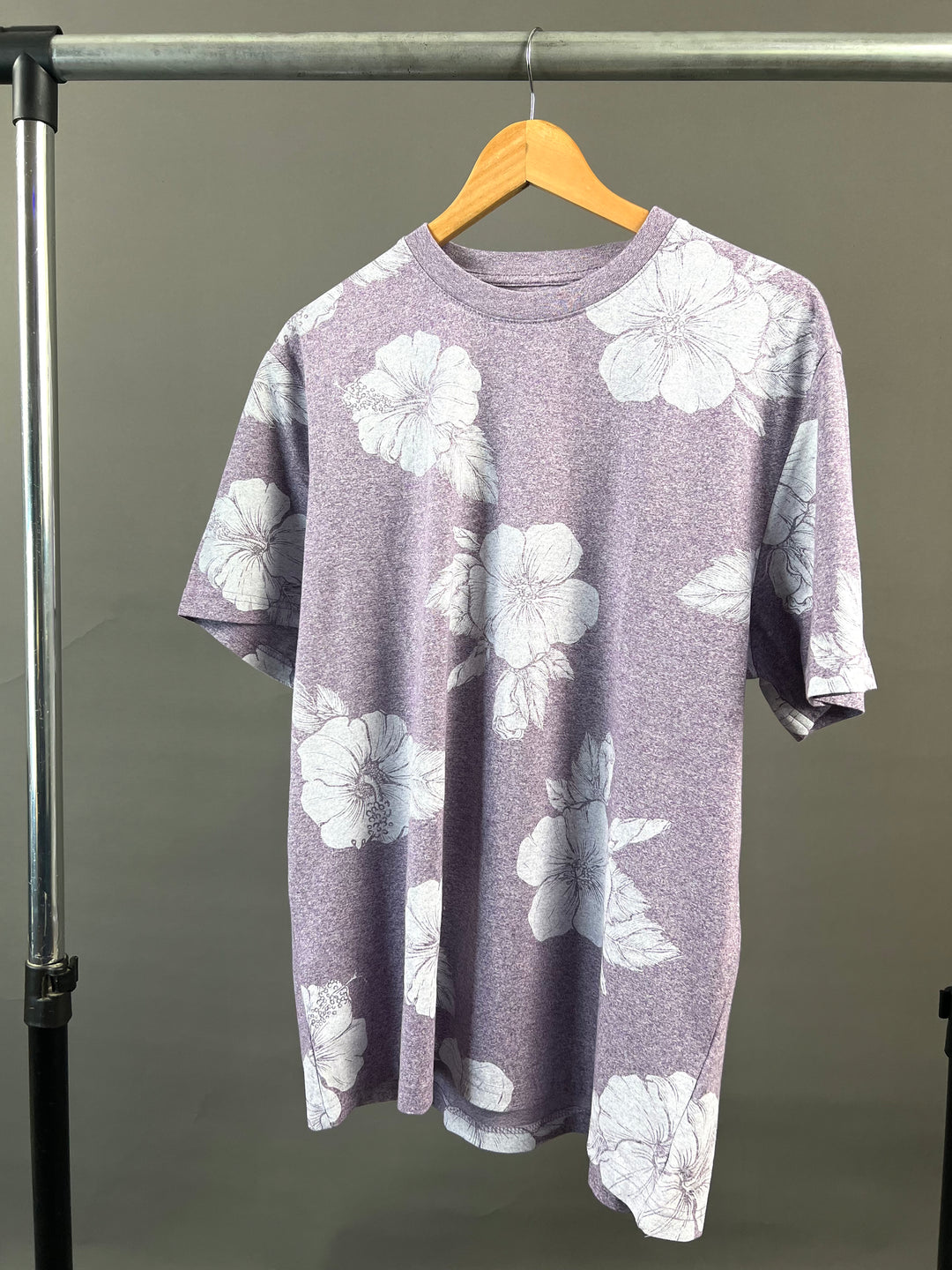 Primark Floral print T-shirt in pink