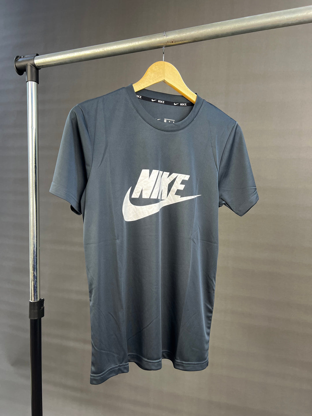 Nike big logo sports T-shirt in navy