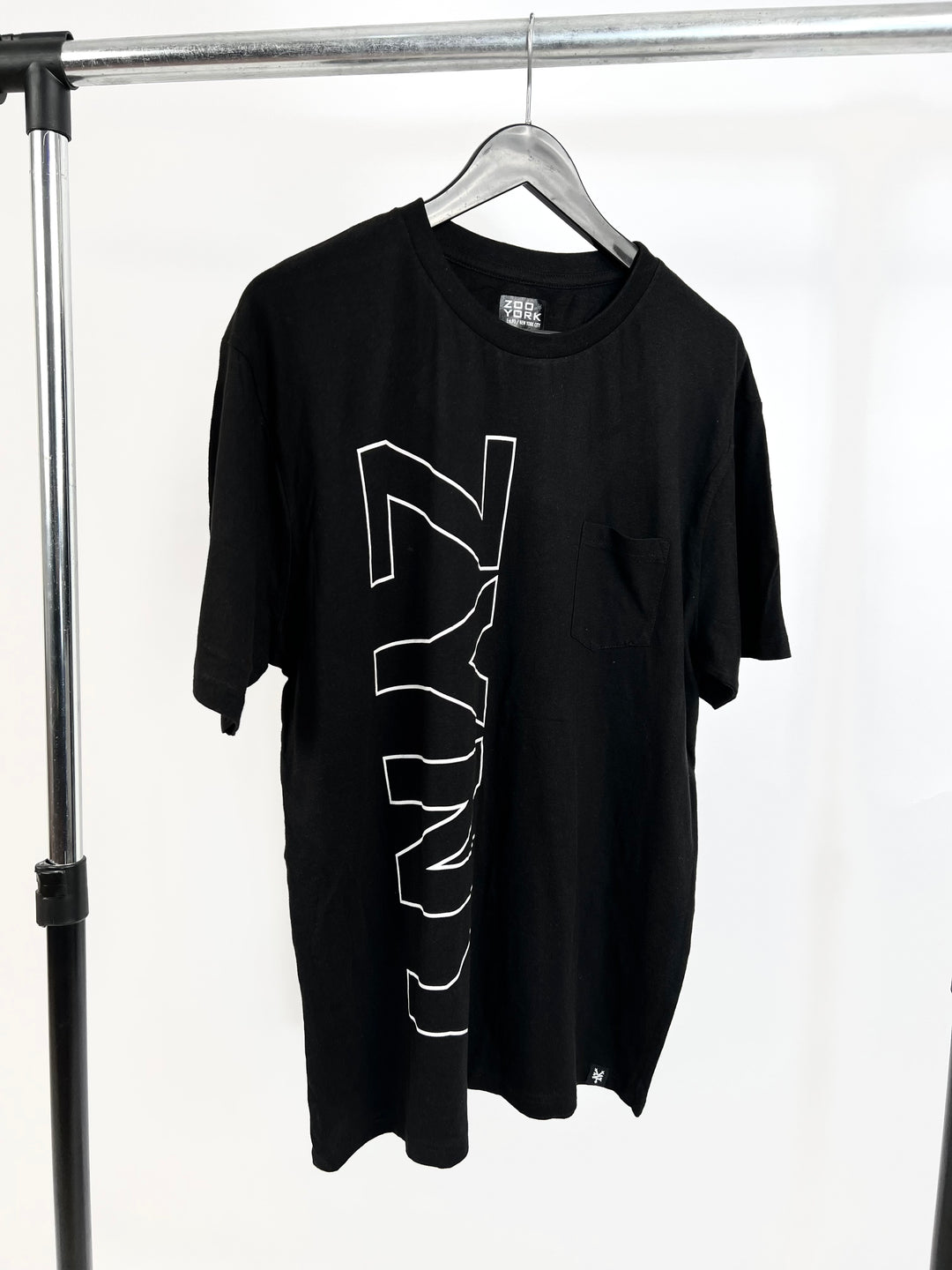 Zoo York ZYNY pocket T-shirt in black