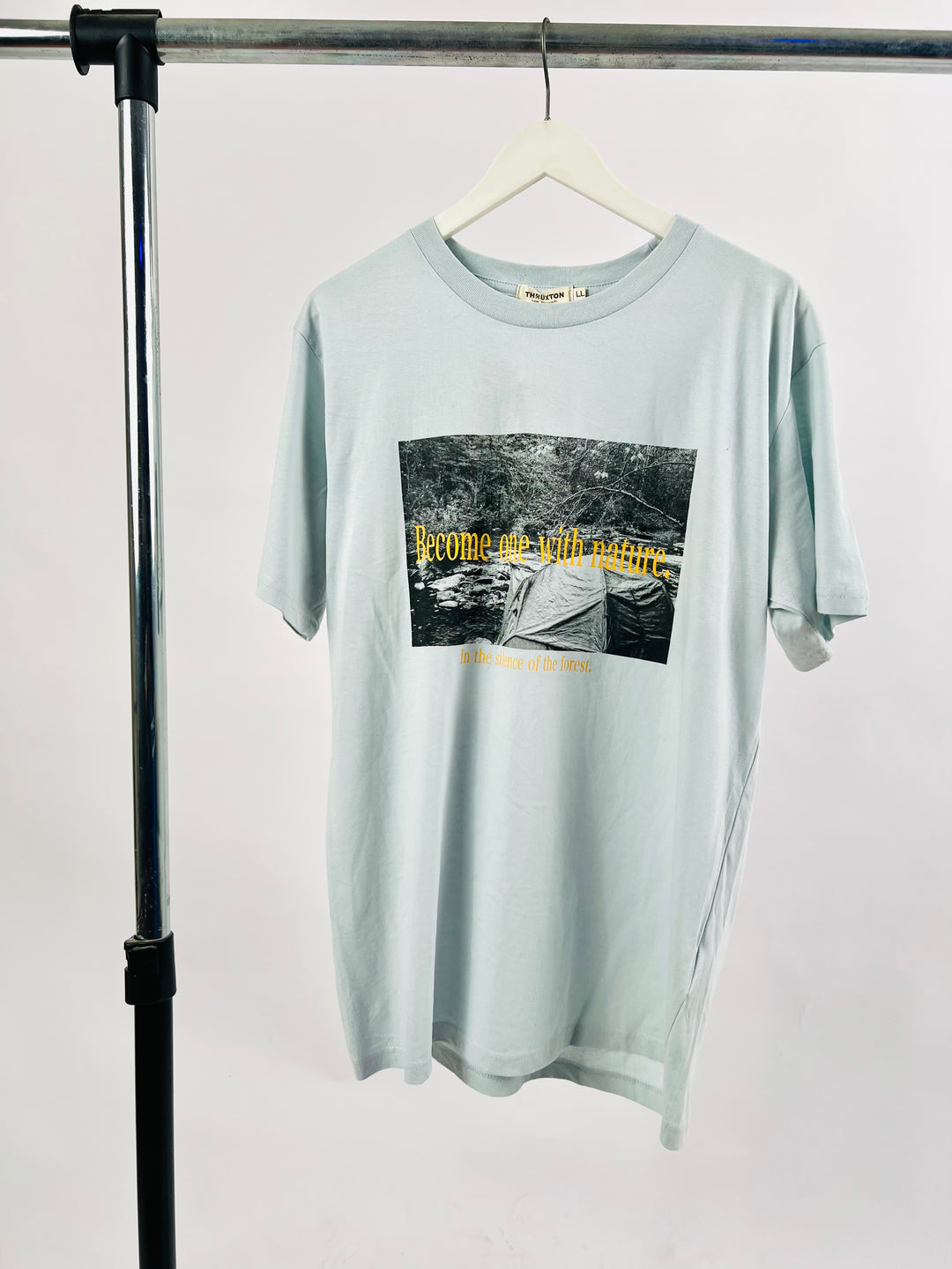 Thruxton graphic T-shirt in ice blue