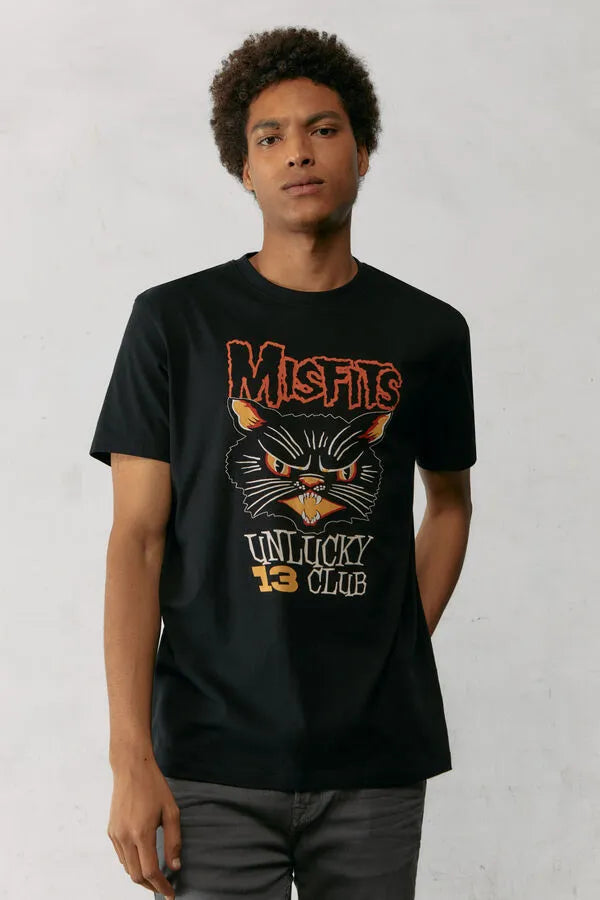 Springfield misfits t-shirt in black