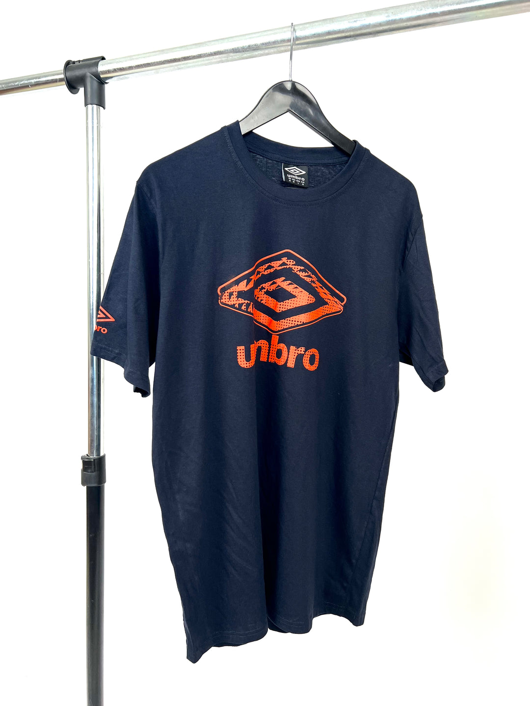 Umbro Logo Print T-shirt in navy