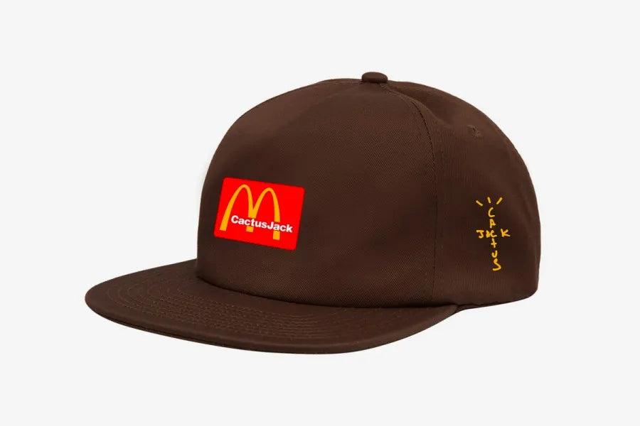 TRAVIS SCOTT x McDonald's CJ ARCHES CAP BROWN