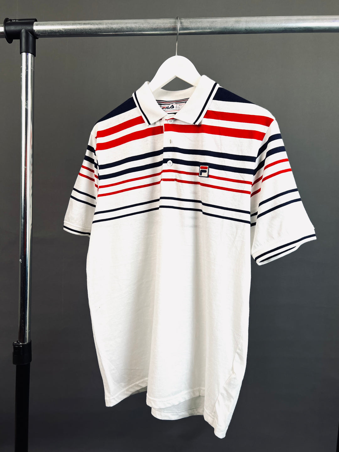 Fila pinstripe polo shirt