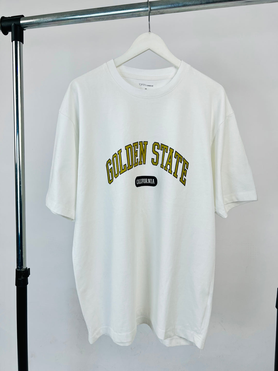 Topten Golden State t-shirt in off white