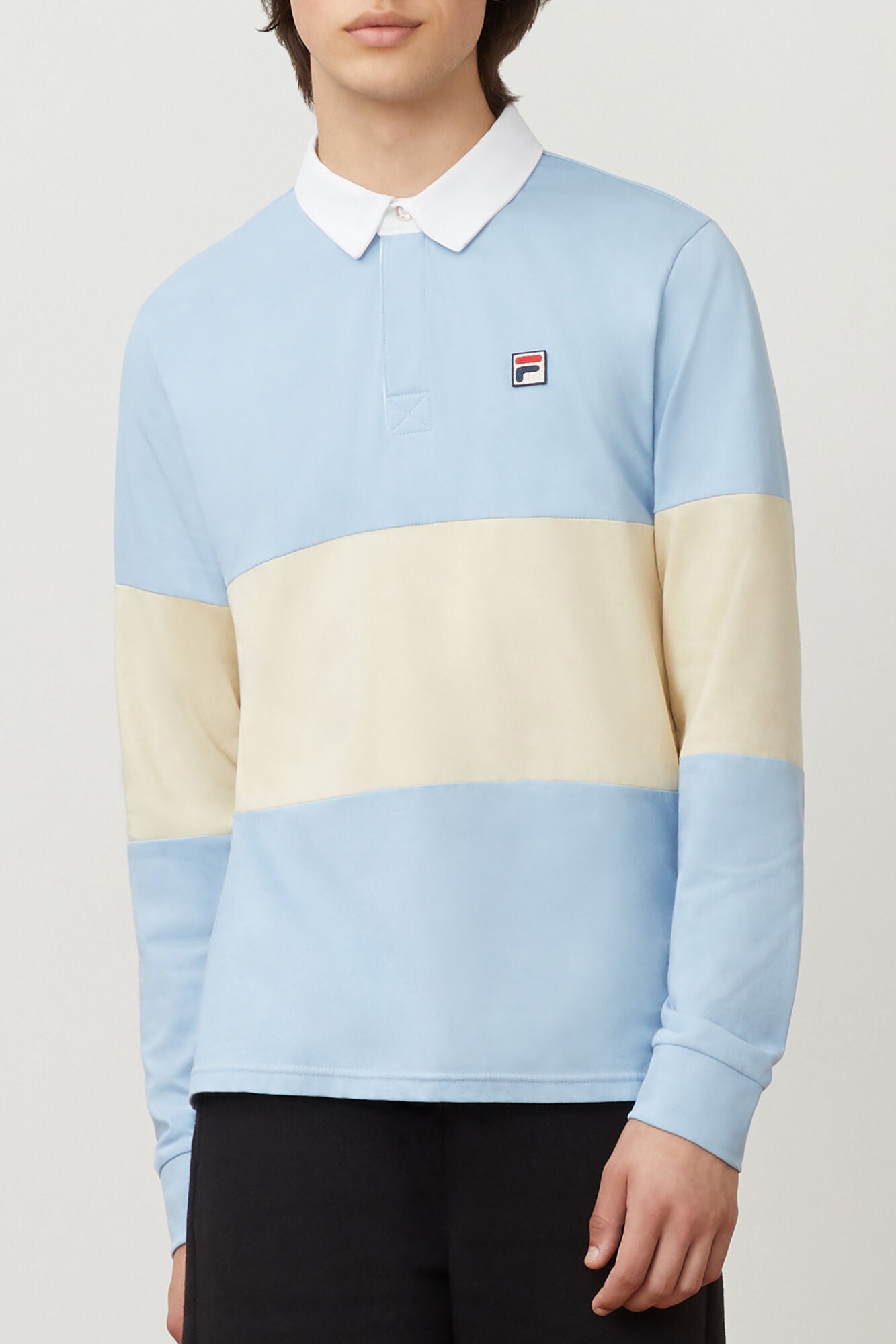 FILA Frederick Rugby Polo shirt in Blue Sand Garmisland