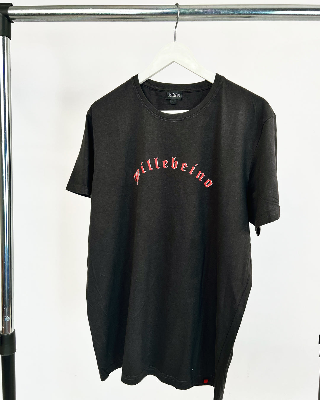 Billebeino Text Print T-shirt in Black