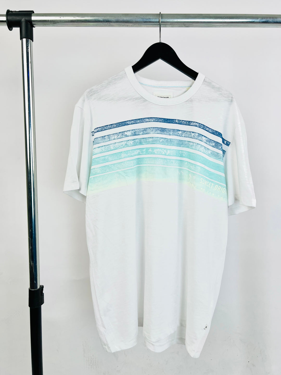 Tom Tailor Sunset original T-shirt in white