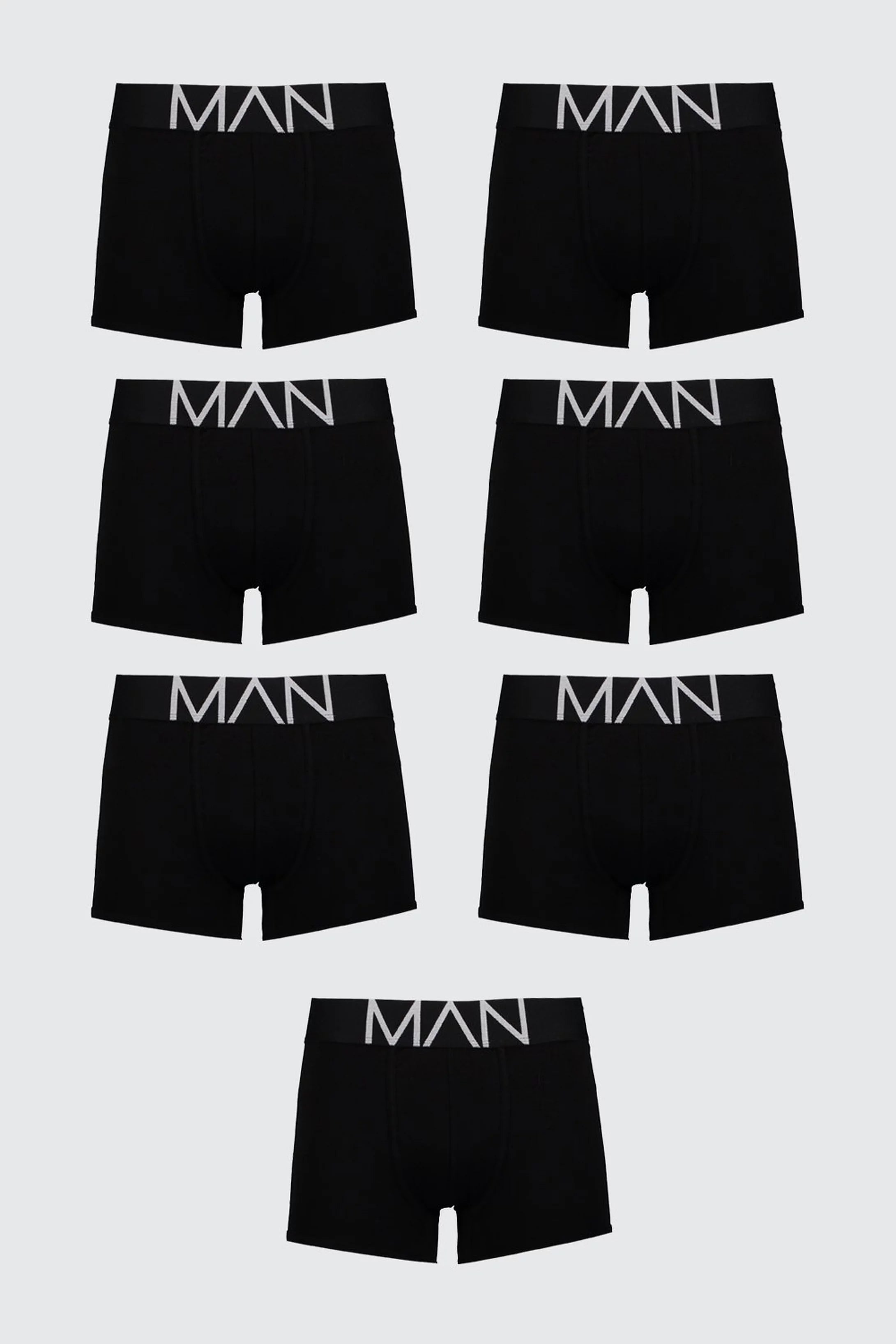 BOOHOOMAN 7 PACK MAN BOXERS TRUNKS Garmisland