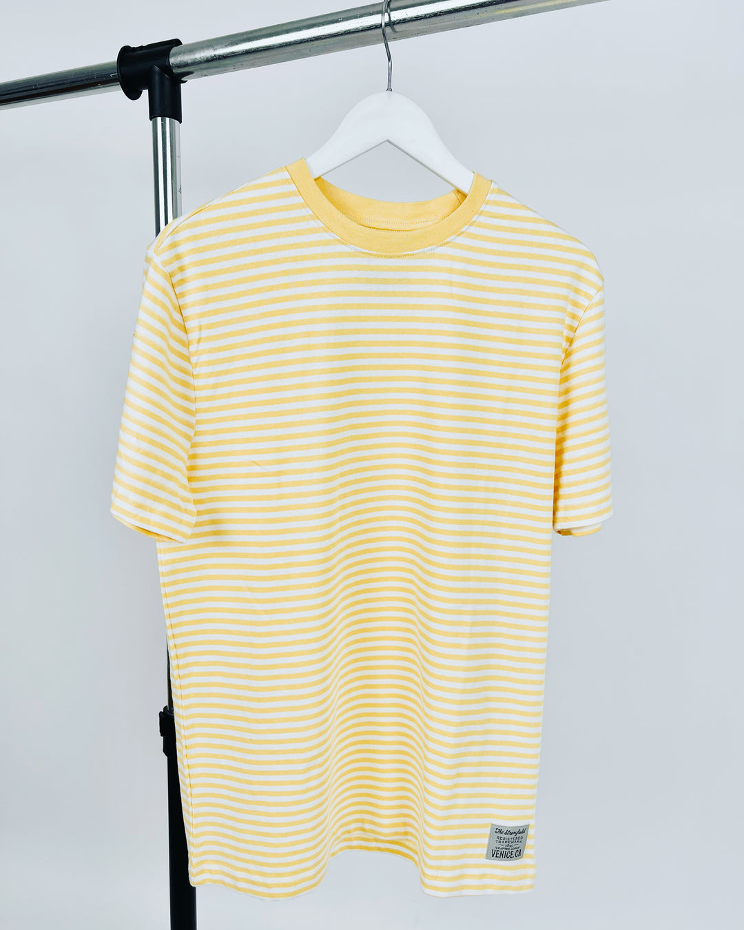 Stronghold Striped T-shirt in yellow