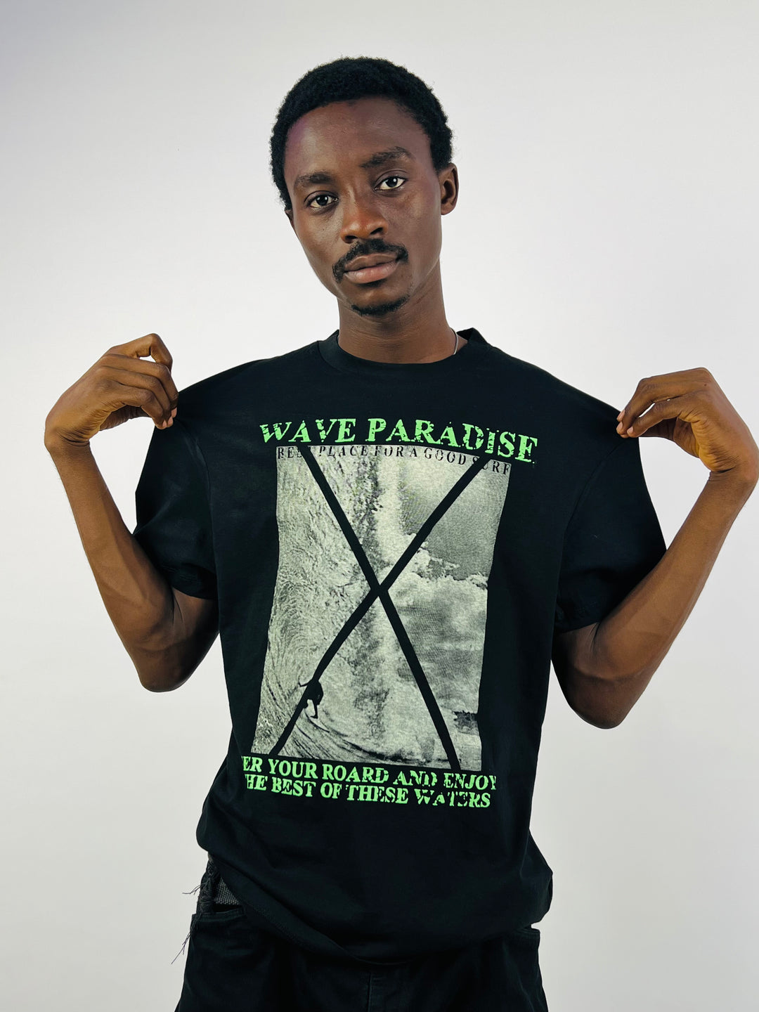 Nominal Wave Paradise T-shirt in black