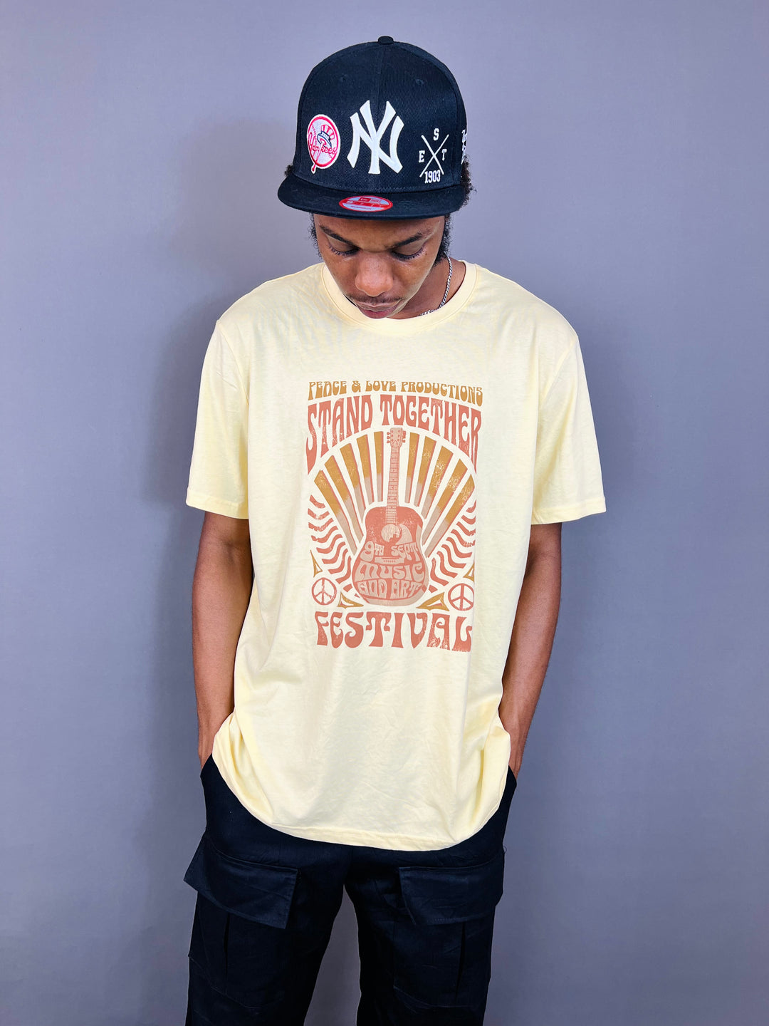 TU MAN Stand Together Festival graphic T-shirt