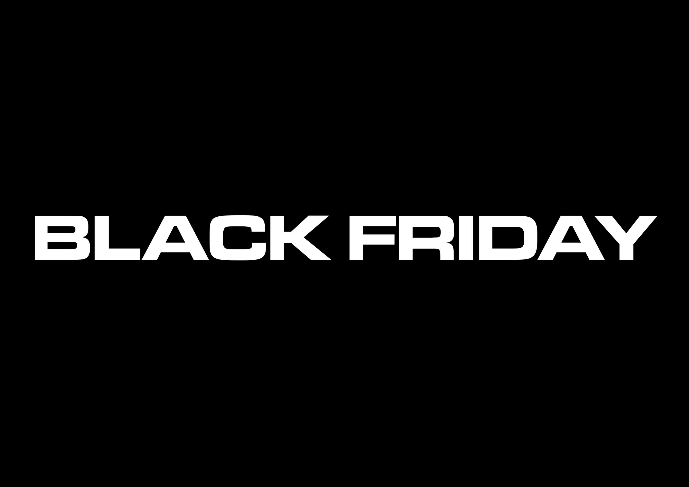 BLACK FRIDAY