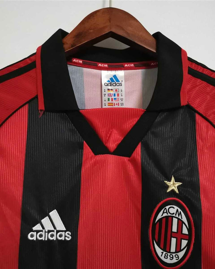 A.C. Milan 1998-00 Home Retro Jersey