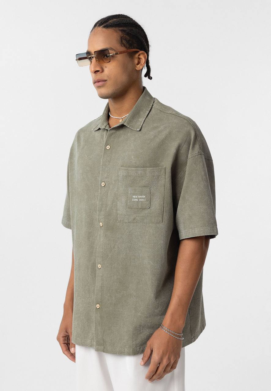 Vamos New Haven shirt in Khaki