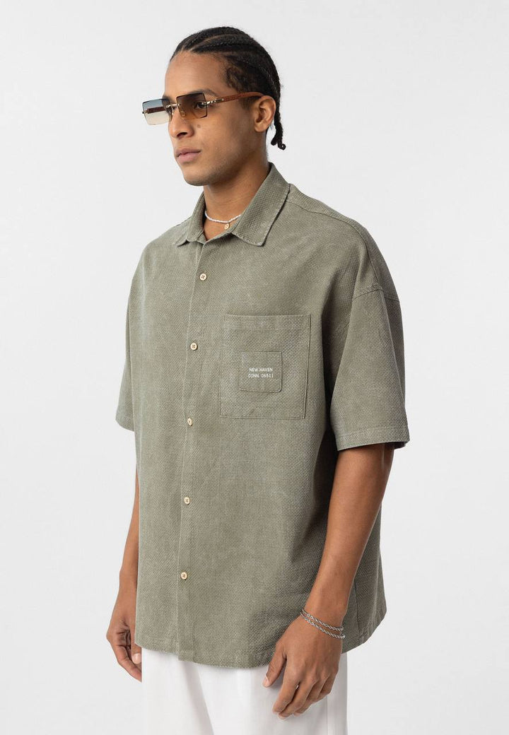 Vamos New Haven shirt in Khaki