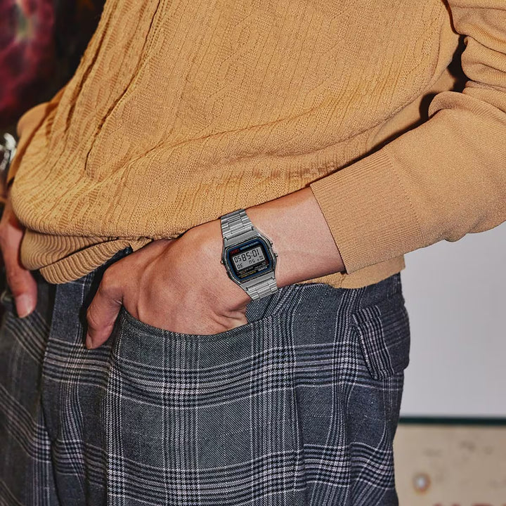 CASIO VINTAGE A158WA-1 in silver