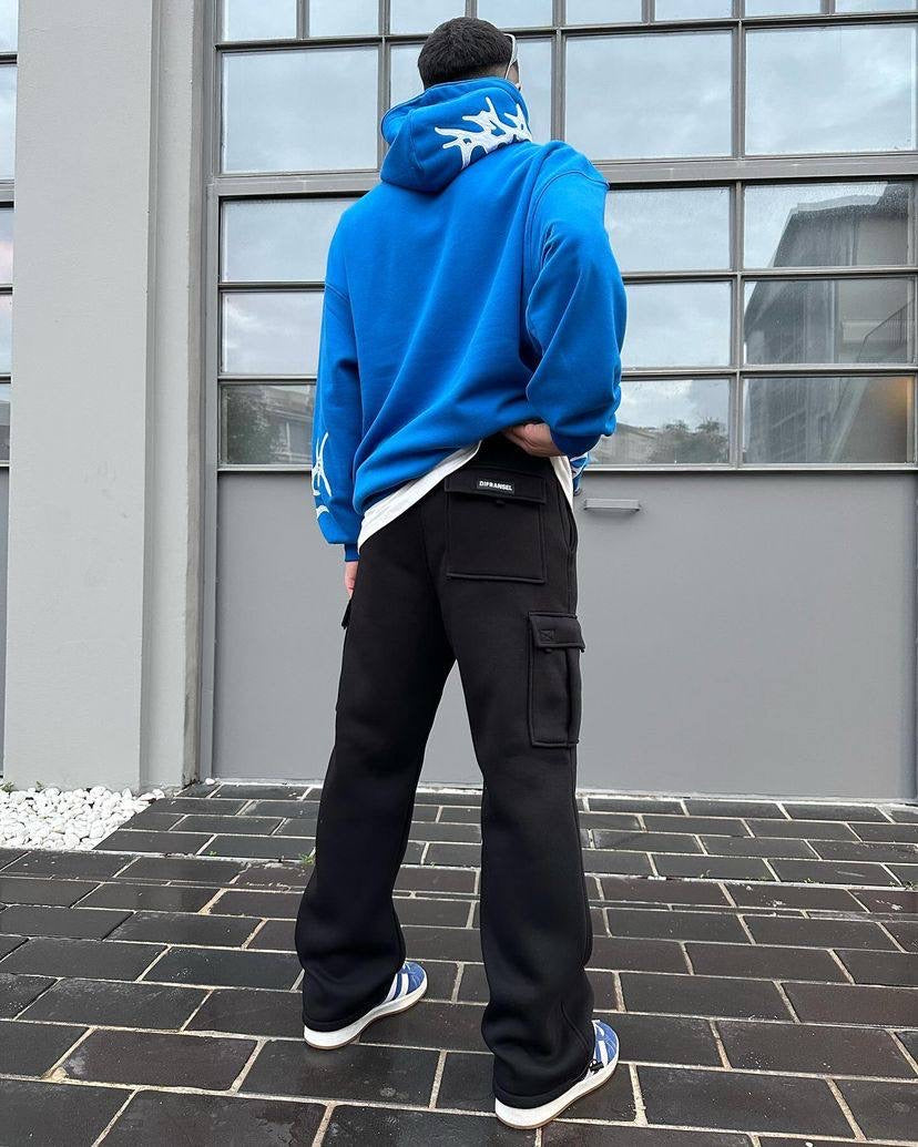 Difransel Cargo sweat pants in black