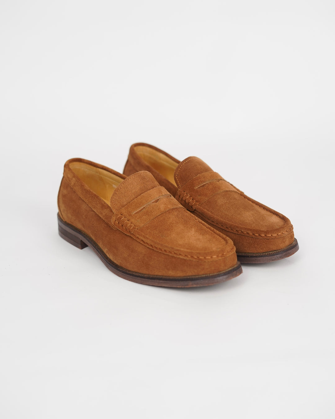 Garm Island Suede Loafers in Brown