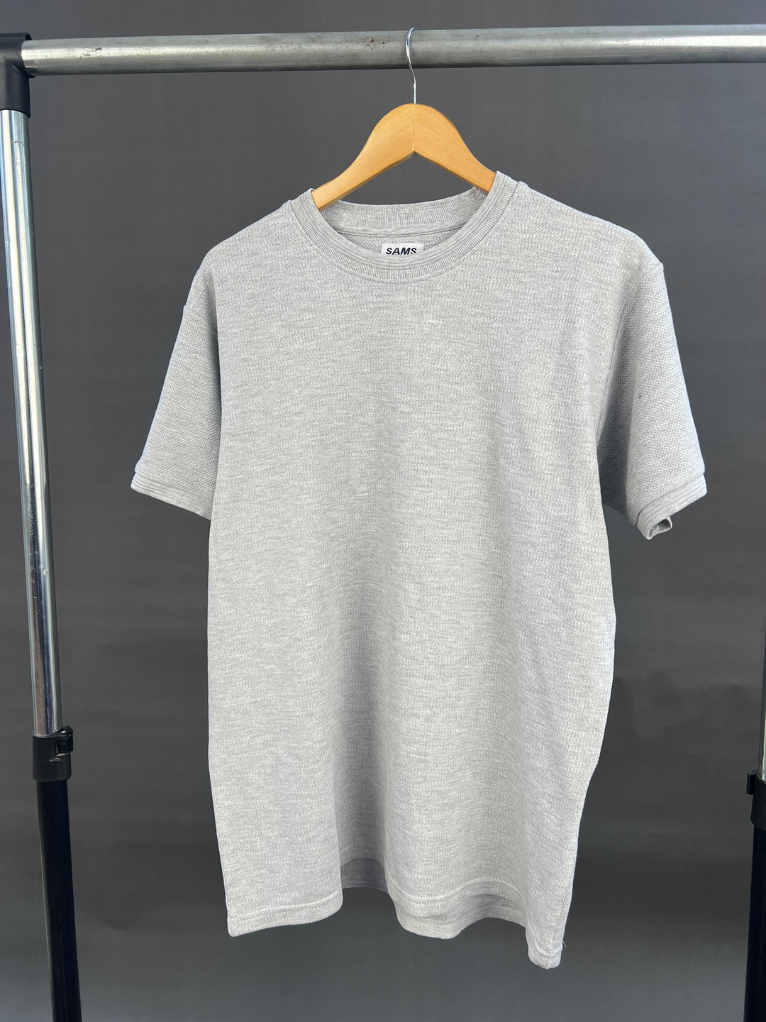 SAMS Sweat Knit T-shirt in gray