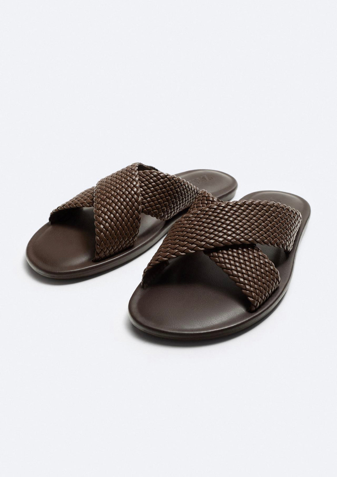 criss cross braided sandals