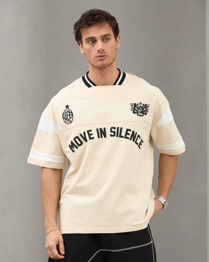2morrow Move in Silence T-shirt in beige