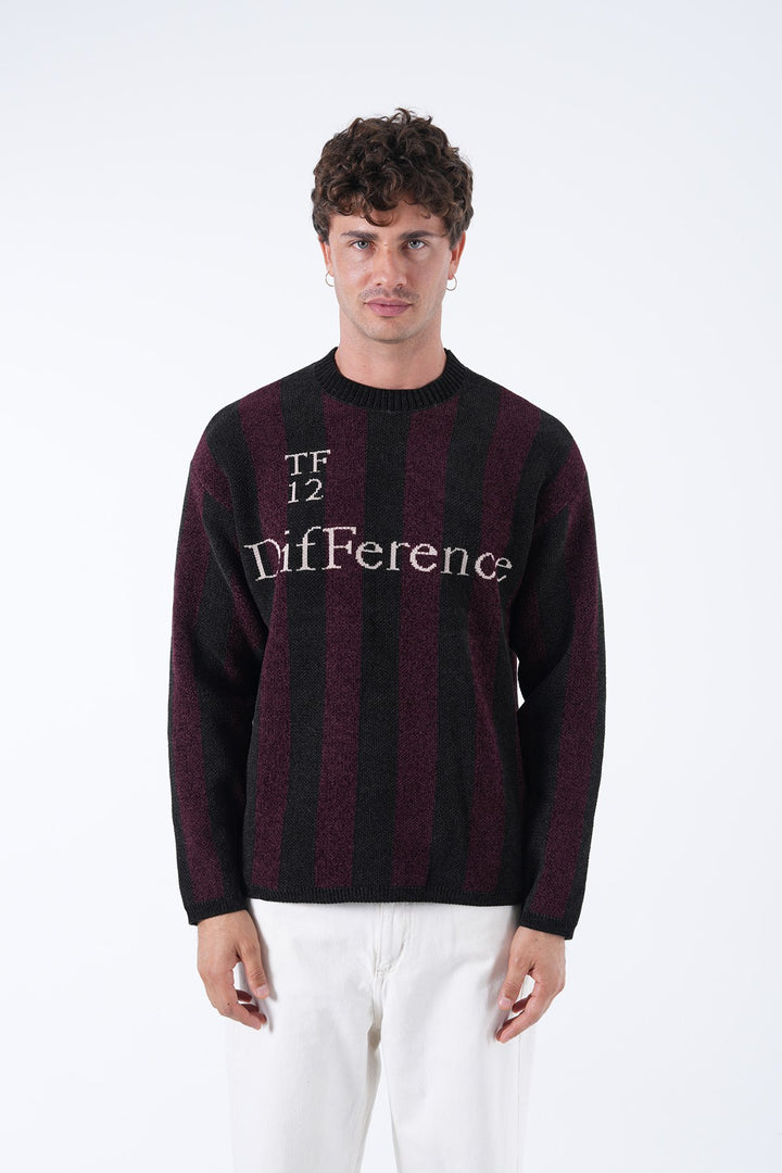 2512 Design Text Print Sweatshirt