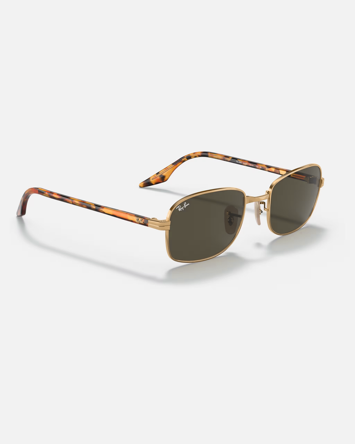 Ray Ban RB3690 Retro sun glasses in Polished Gold