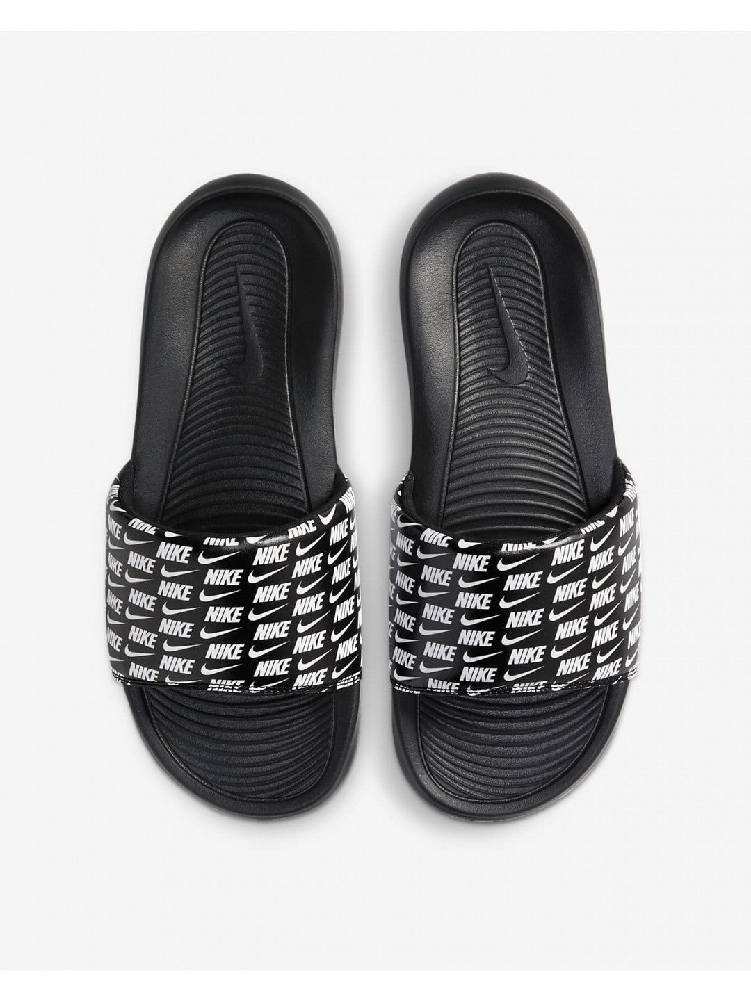 NIKE VICTORI ONE MEN'S PRINTED SLIDES | BLACK & WHITE