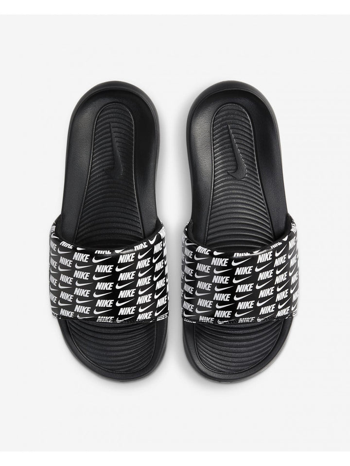 NIKE VICTORI ONE MEN'S PRINTED SLIDES | BLACK & WHITE