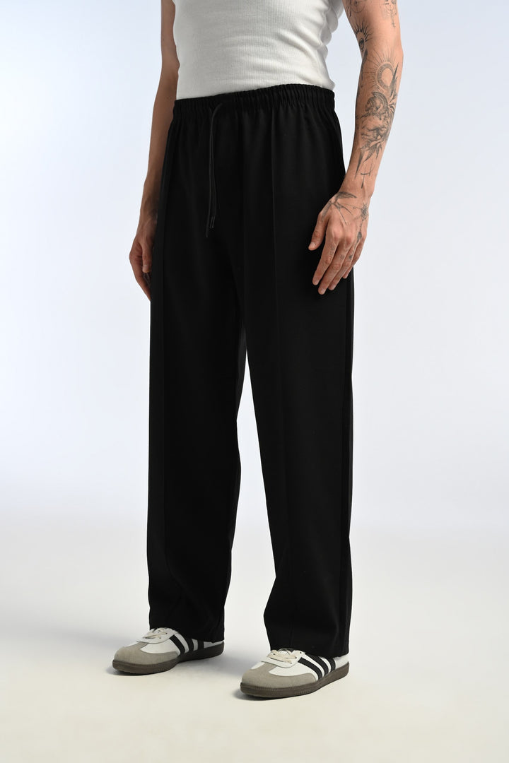 25-12 cotton pants in black