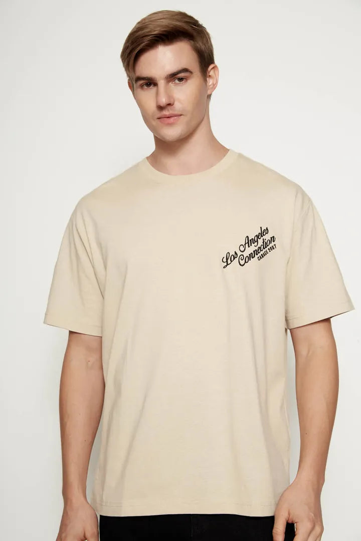 Garage Los Angeles Connection T-shirt in khaki