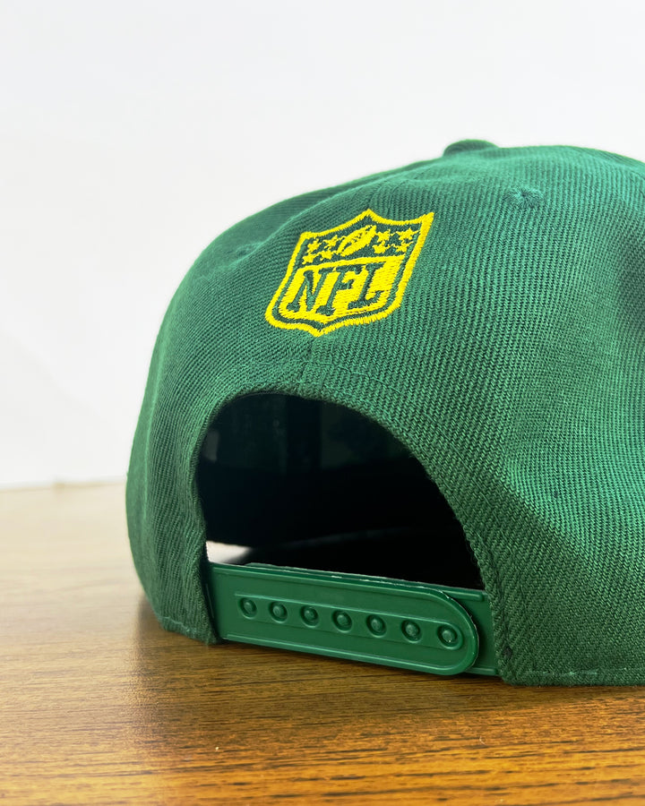 Green Bay Packers Embroidered Snapback in green