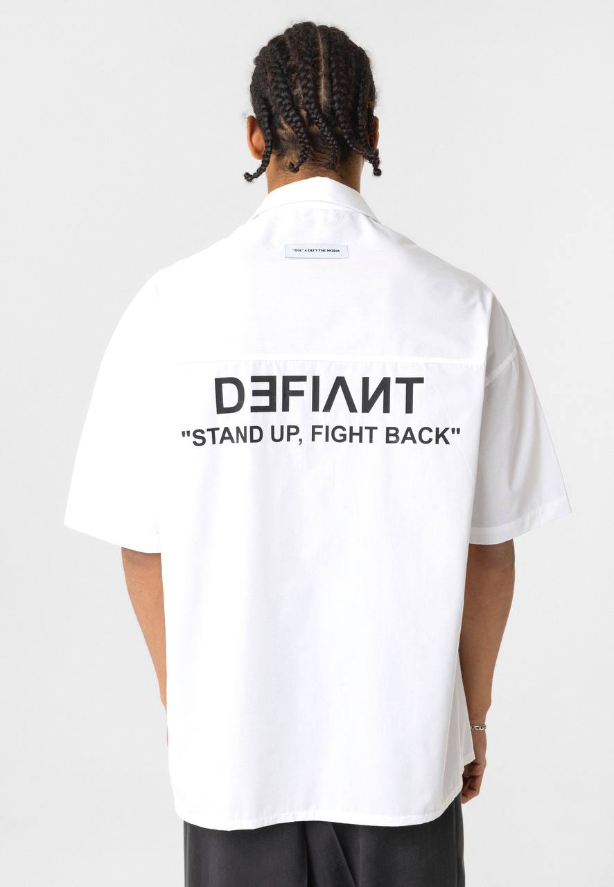Essence of Life Defiant Shirt in white