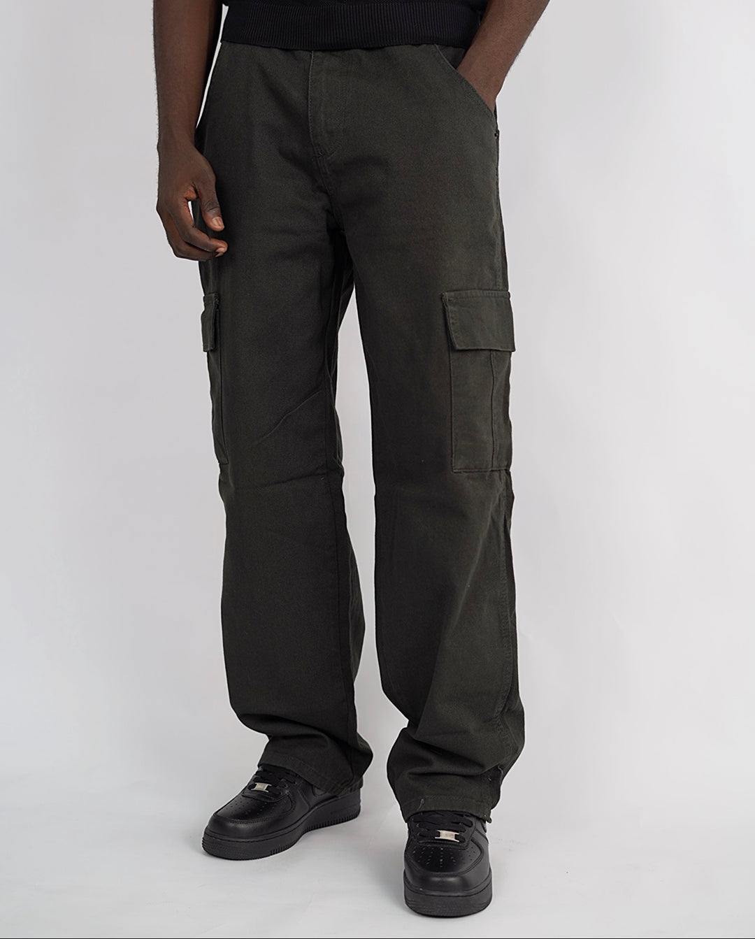 Difransel Cargo Jeans in Dark Green