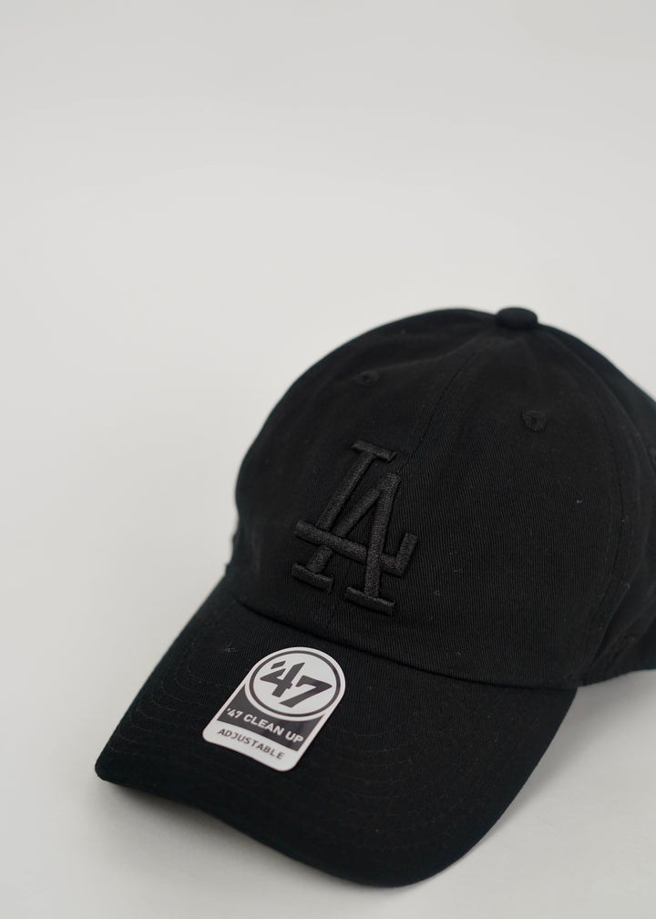 LA Baseball Adjustable Cap in Black