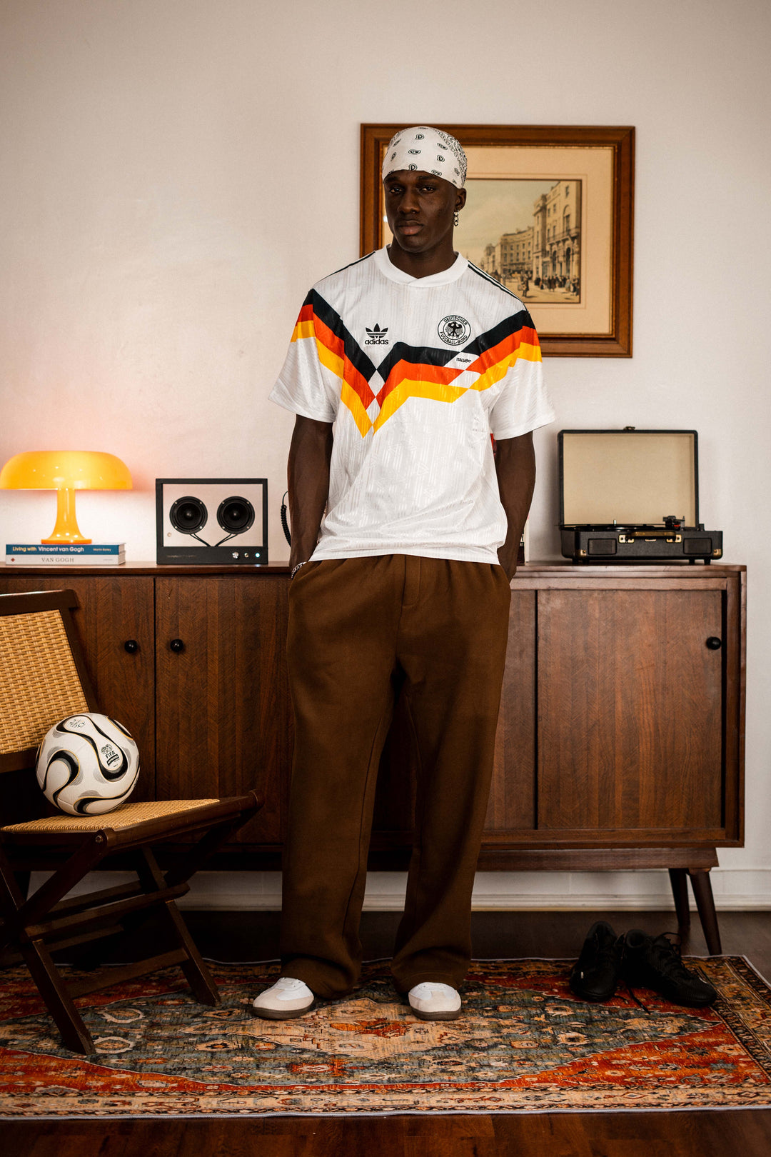 Germany 1990 Retro Jersey Tshirt in white