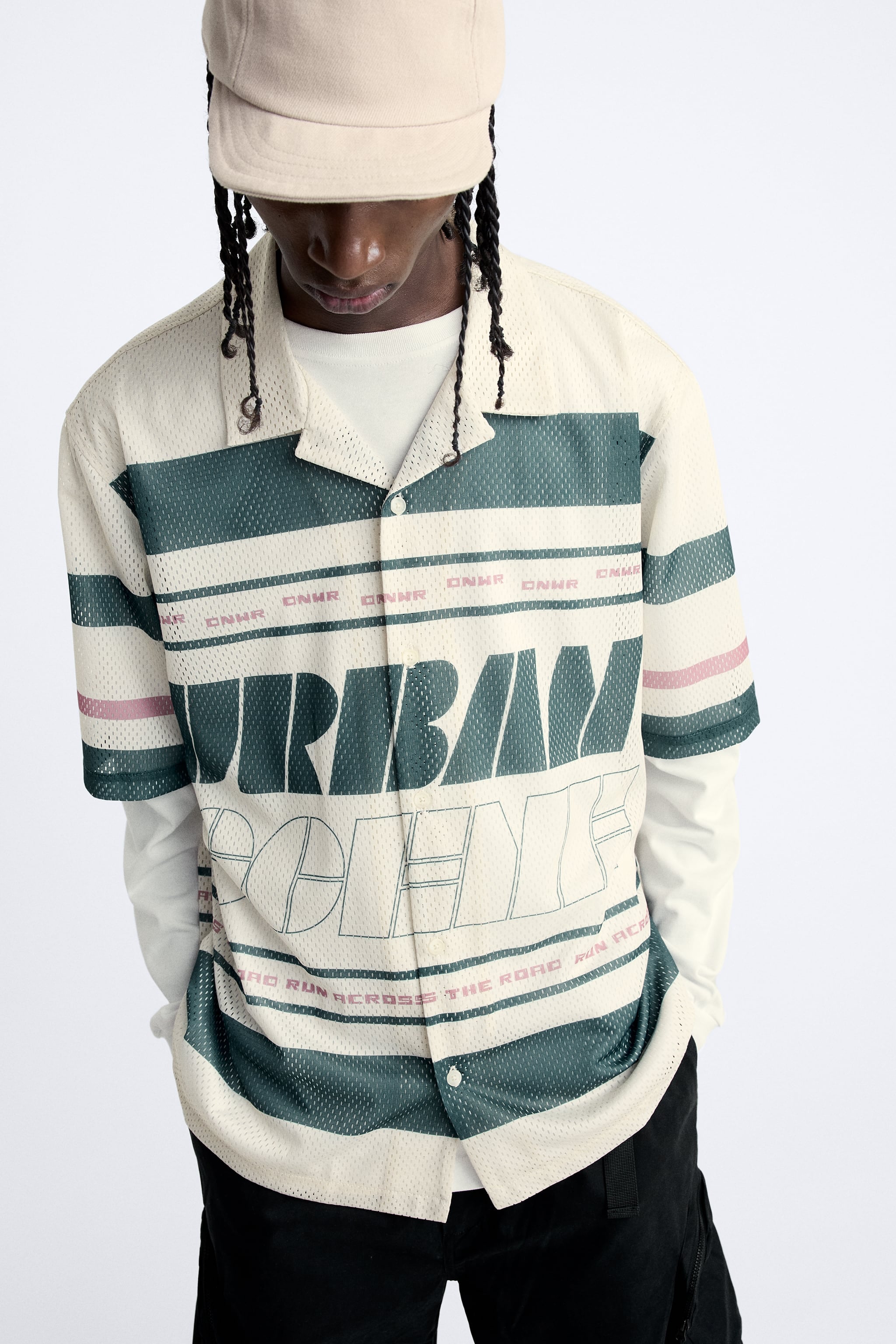 ZARA MESH TEXTURED SHIRT – Garmisland ZARA MESH TEXTURED SHIRT – Garmisland