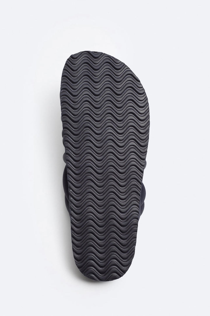 ZARA KNOTTED SANDALS IN BLUE