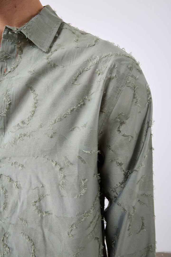 2512 Feather Longsleeve Shirt in Khaki