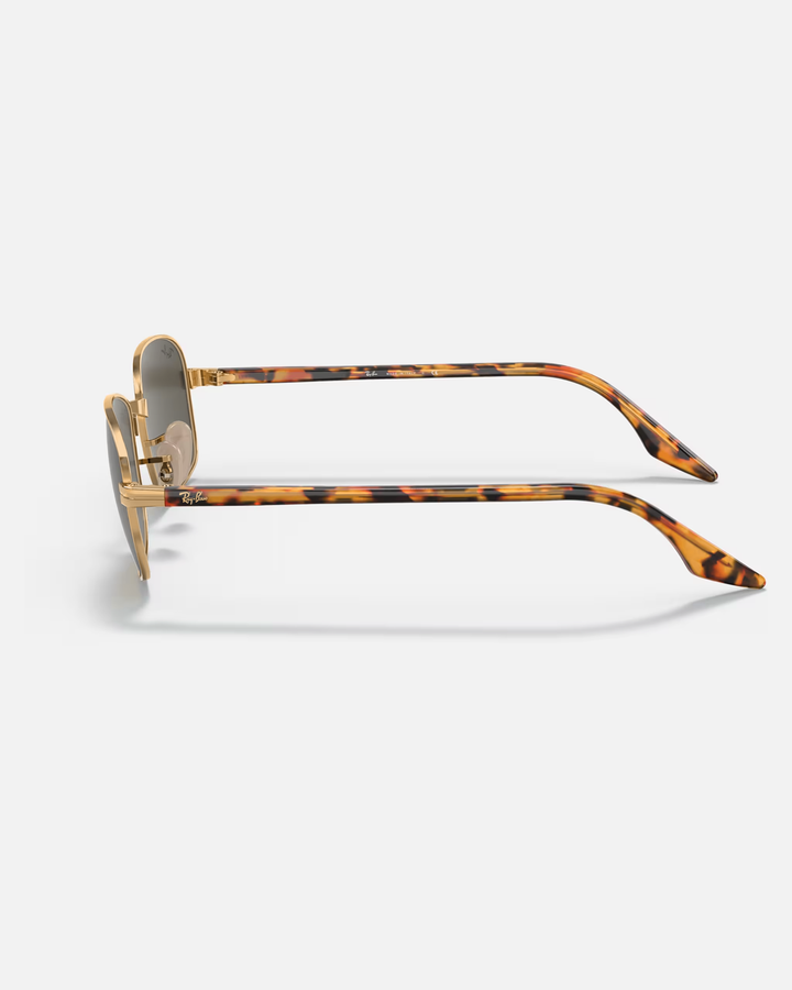 Ray Ban RB3690 Retro sun glasses in Polished Gold