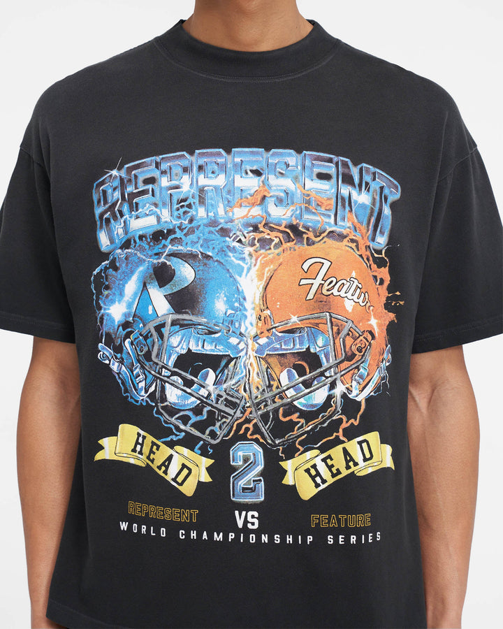 REPRESENT X FEATURE HEAD 2 HEAD T-SHIRT