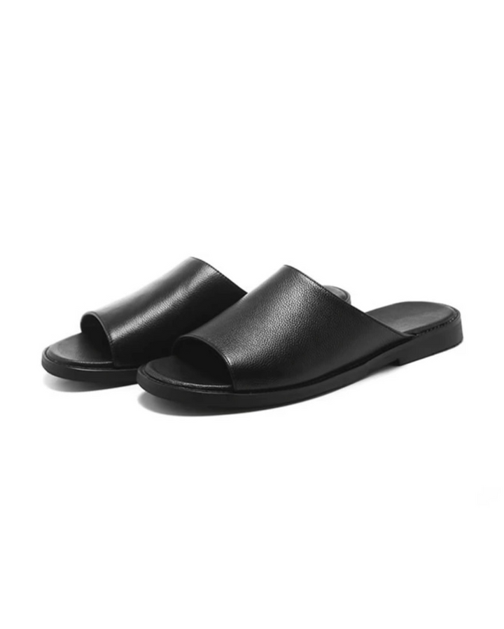 Garm Island Mule Slides in Black