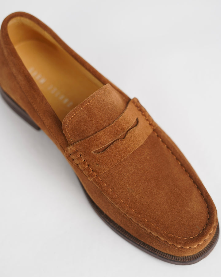 Garm Island Suede Loafers in Brown