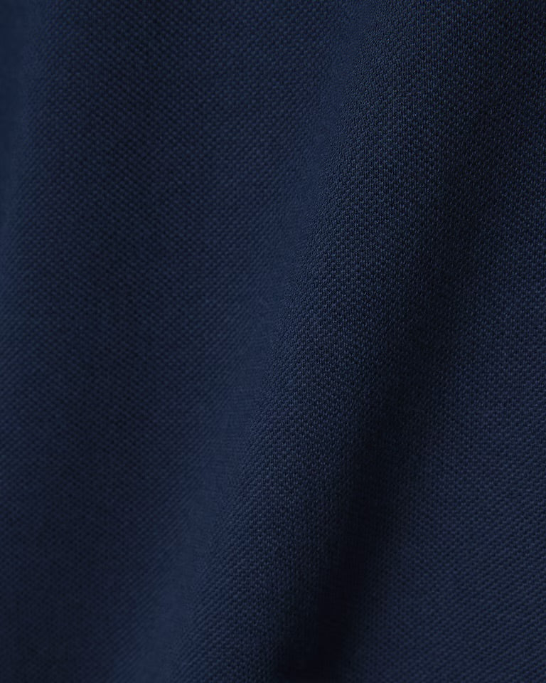 Lacoste Tipped Short Sleeve Polo Shirt in Navy