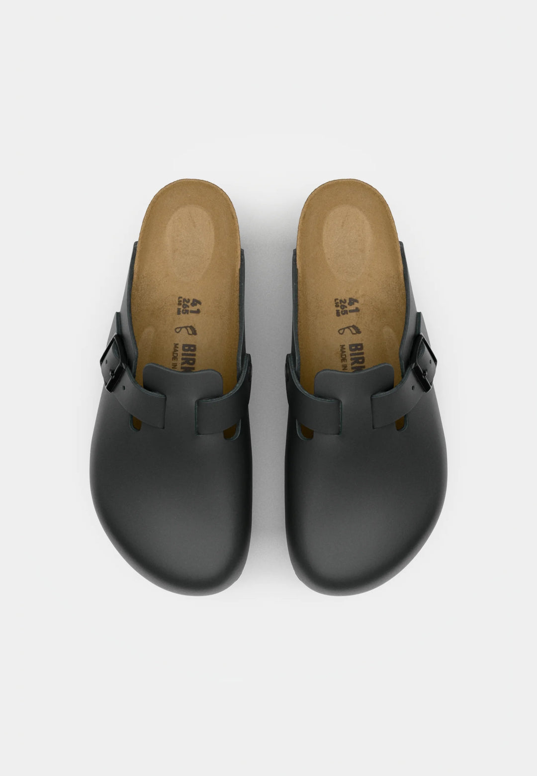 Birkenstock Boston Clogs Slides in Matte Black