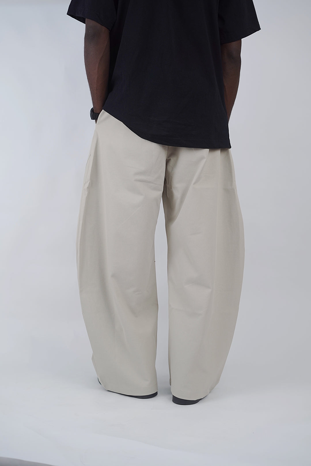Garm Island Barrel Pants in Beige
