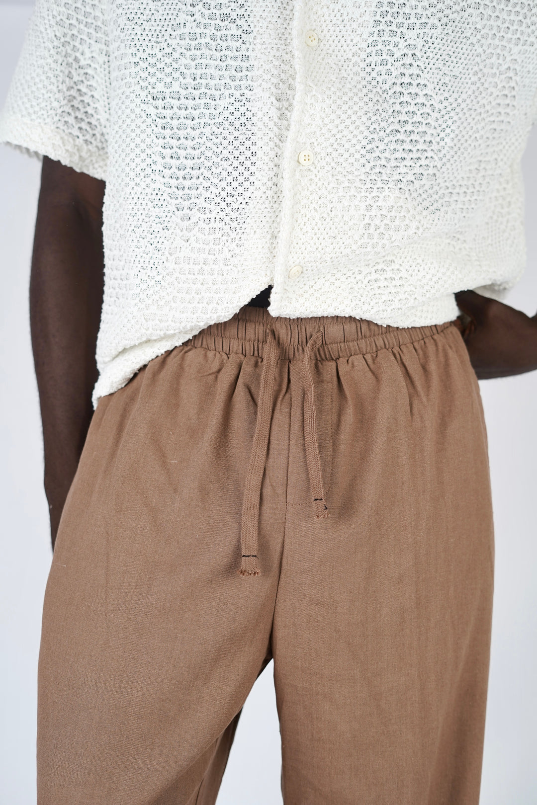 Garm Island Linen Hemp Pants in Brown